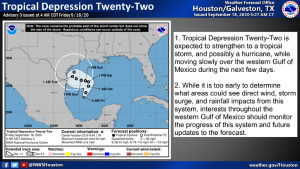 Read more about the article Tropical Depression No. 22