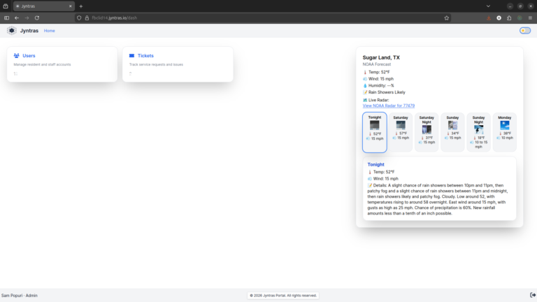 Jyntras Portal Light Mode